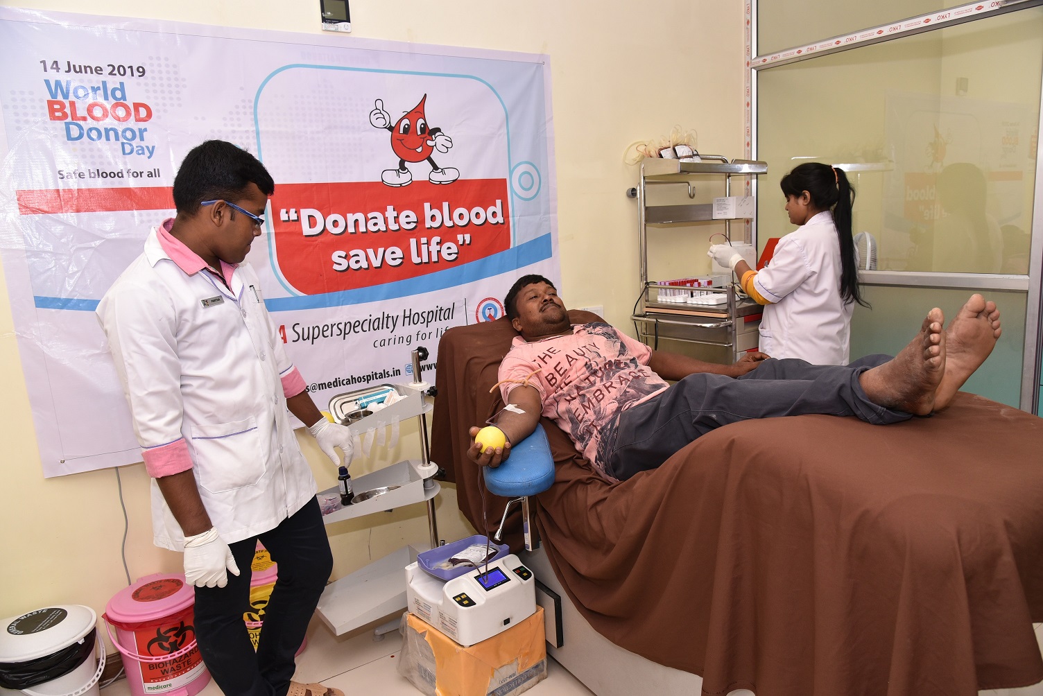 Medica organises blood donation campaign Healthcare Radius