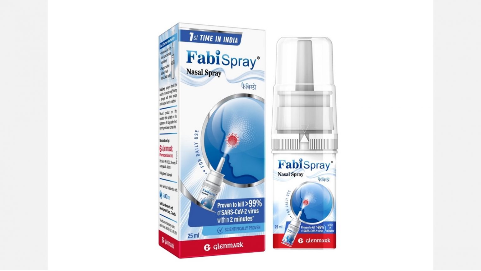 Glenmark launches Nitric Oxide Nasal Spray (FabiSpray®) for the