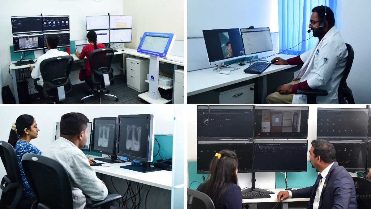 Aster DM Healthcare telecommand center, digital health facility