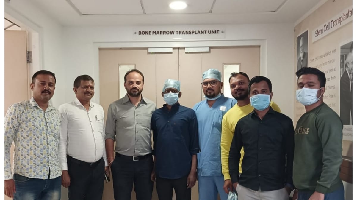 Lymphoma patient undergoes allogeneic bone marrow transplant in Nashik Healthcare Radius