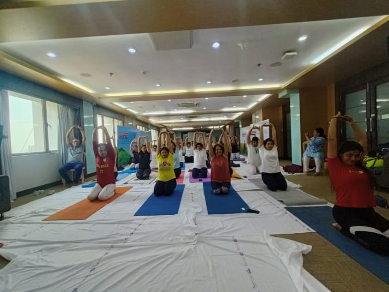Wockhardt Hospitals Yoga sessions for doctor