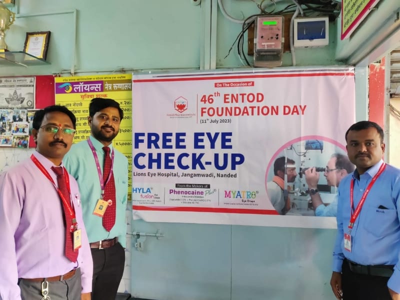 ENTOD hosts free eye check up camps Healthcare Radius ENTOD hosts free eye check up camps Healthcare Radius
