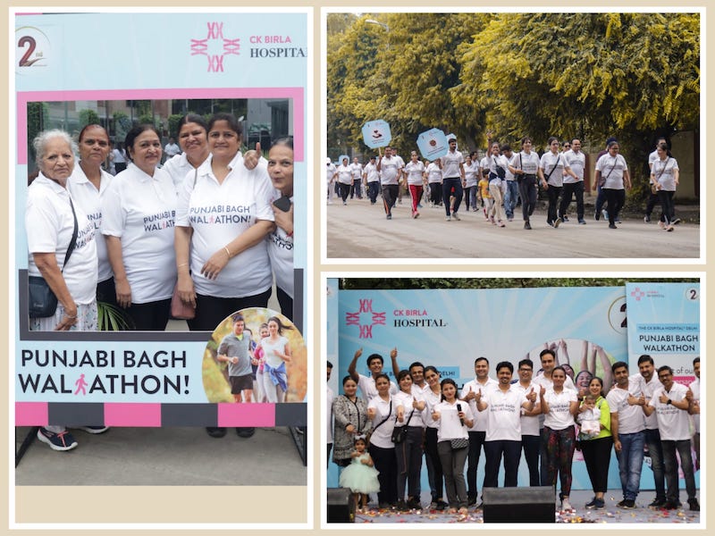 CK Birla Hospital holds Walkathon to promote community wellness