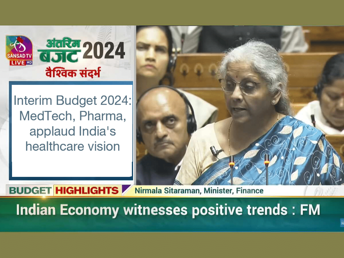 Interim Budget 2024: Pharma, MedTech applaud healthcare vision