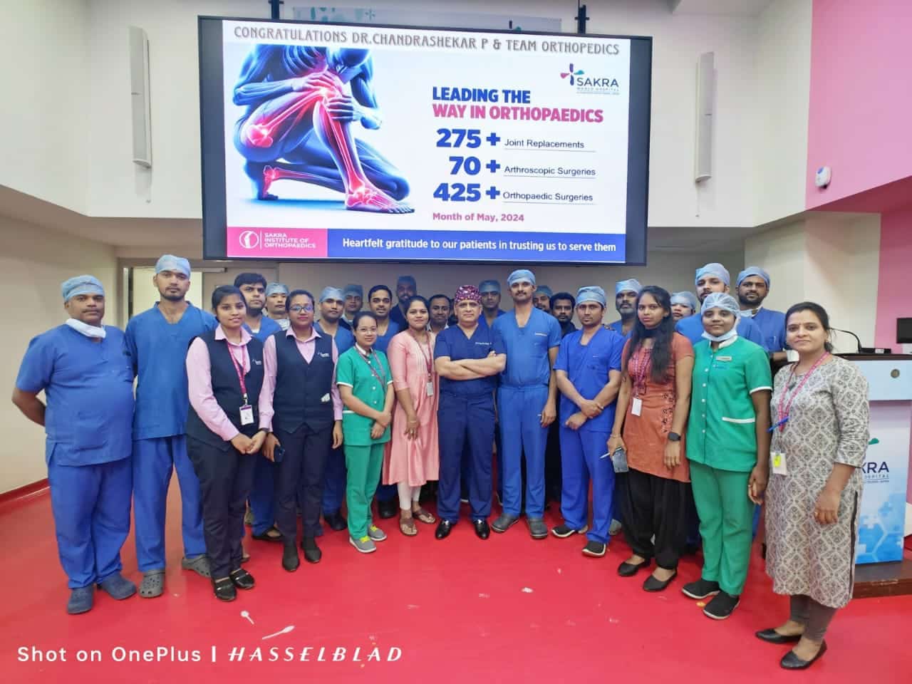 Sakra Hospital performs record surgeries for Karnataka Healthcare Radius