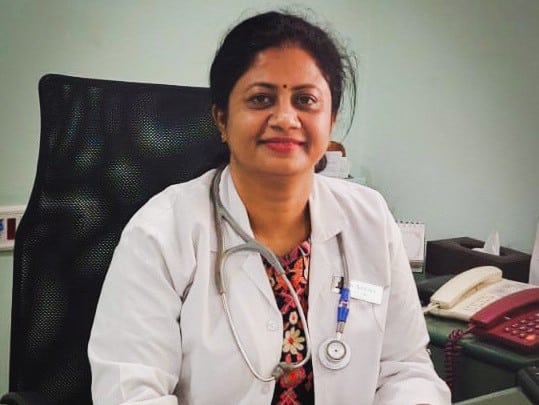Woman overcomes obesity with naturopathy