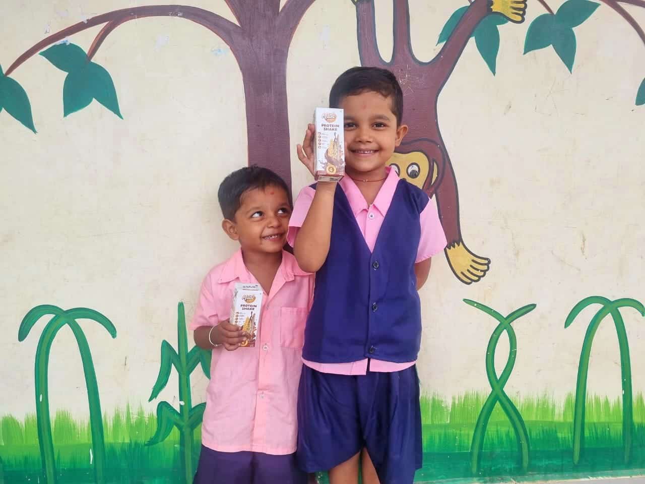 Nand Ghar distributes millet protein shakes to children Healthcare Radius