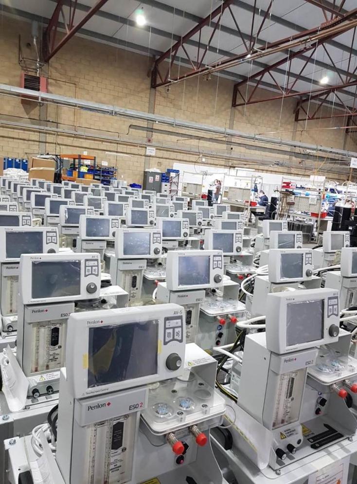 BPL Medical Technologies supplies 11,683 emergency ventilators to UK