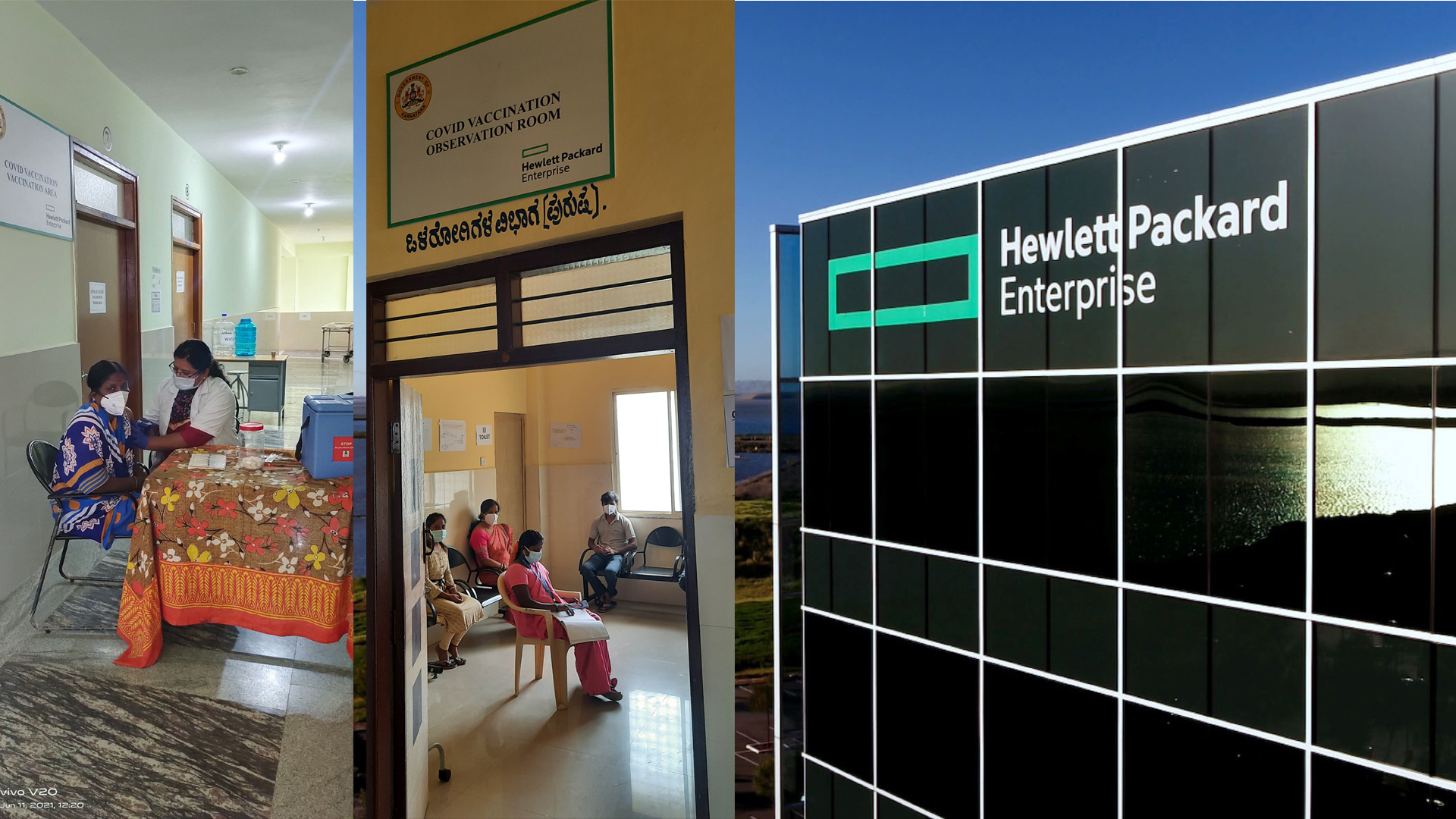 Hewlett Packard Enterprise deploys 53 COVID19 vaccination centres